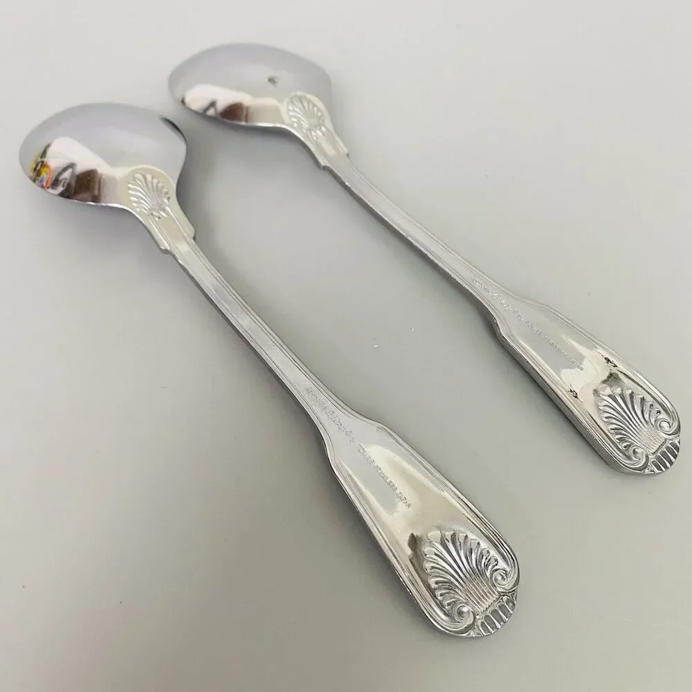 Supreme Cutlery by Towle Japan Stainless Steel Tablespoon Shell Pattern Set of 2